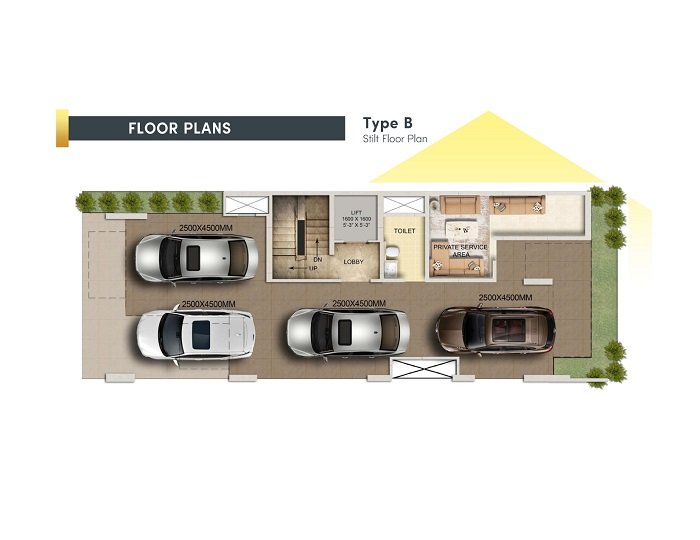 3 BHK Floor (1440 sq.ft.)