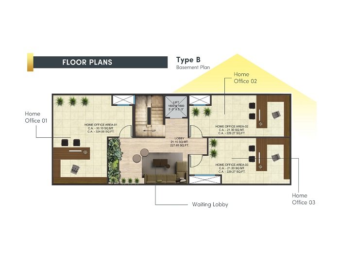 3 BHK Floor (1440 sq.ft.)