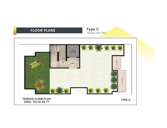 3 BHK Floor (1440 sq.ft.)