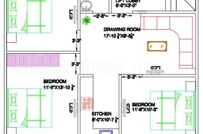 3 BHK, Builder Floor (1108.68 sq.ft.)