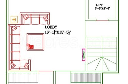 3 BHK, Builder Floor (1000 sq.ft.)
